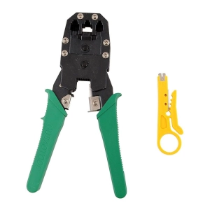 Обжимка для кабелю RJ45, RJ11 - обтискний інструмент (кліщі) обтискний інструмент для крученої пари