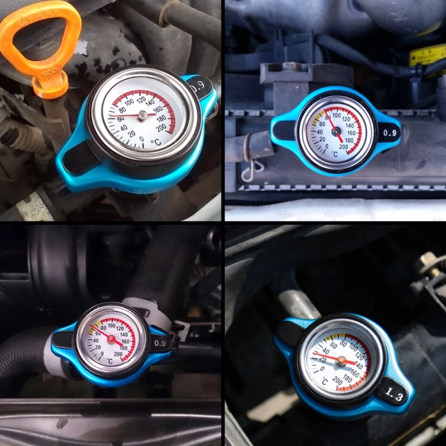 кришка радіатора автомобіля з термометром