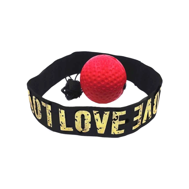 повязка на голову с мячом для бокса