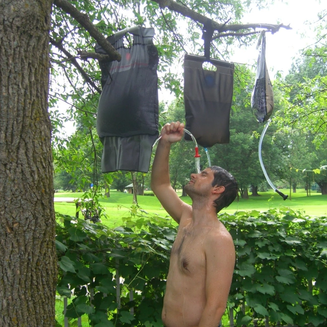 переносной дачный душ