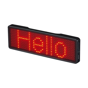 Электронный бейдж с бегущей строкой электронный бейдж с бегущей строкой