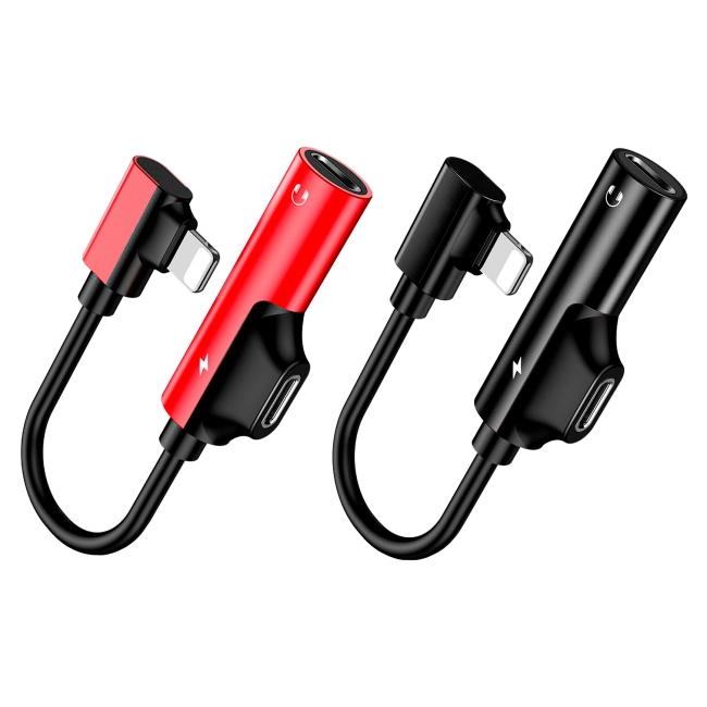 перехідник на айфон для навушників та зарядки