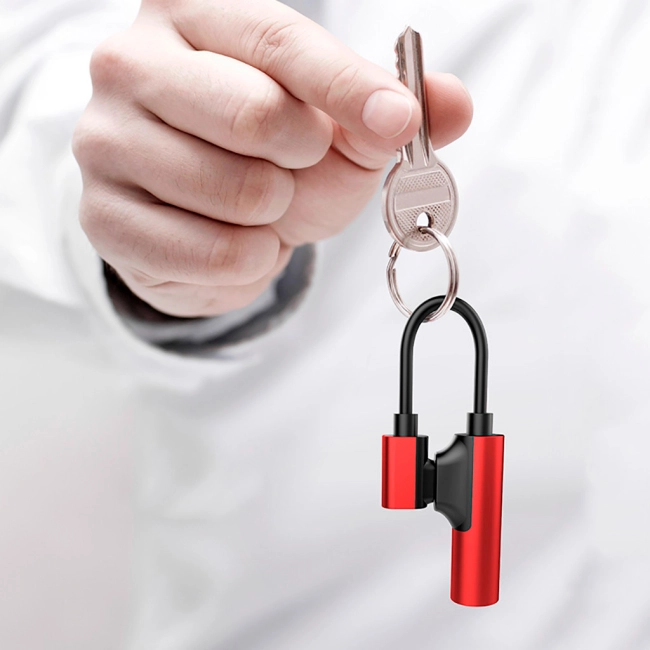 перехідник для навушників та зарядки iphone