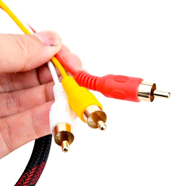 кабель av hdmi 3 rca