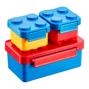 Набор детских ланч боксов Лего (3 шт) набор детских ланч боксов