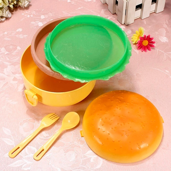 ланч бокс у вигляді бургера