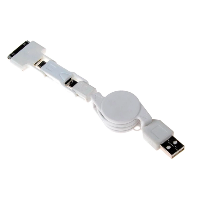 выдвижное USB 3 в 1