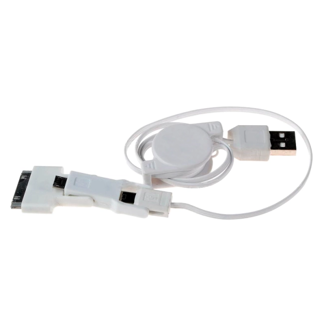 выдвижное зарядное устройство 3 в 1