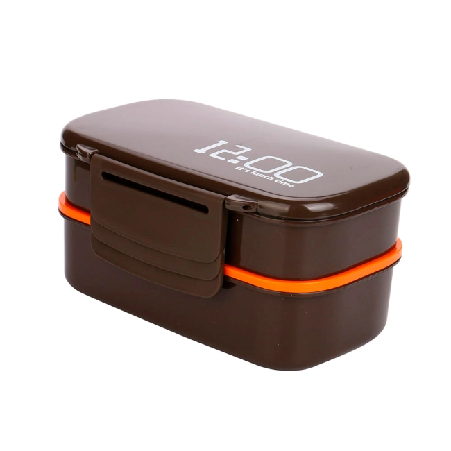 ланч бокс с часами