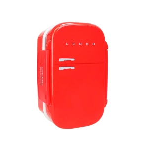 Ланч бокс с приборами для еды в виде холодильника ланч бокс холодильник