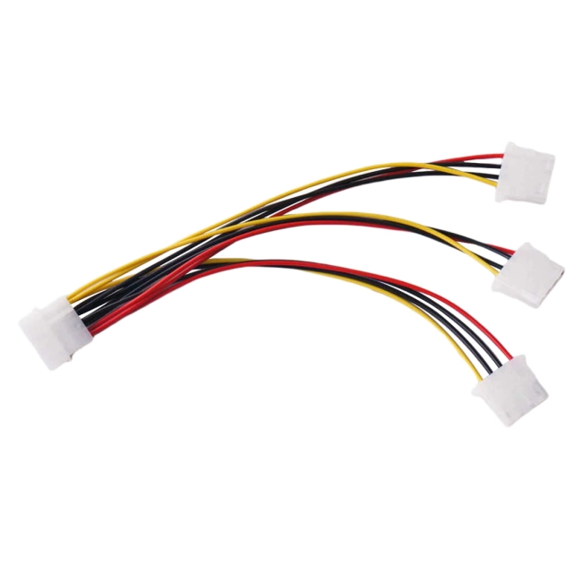 4Pin Molex штекер 3 порта