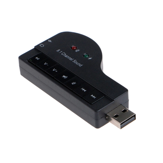 звукова карта USB 3D Sound 8.1