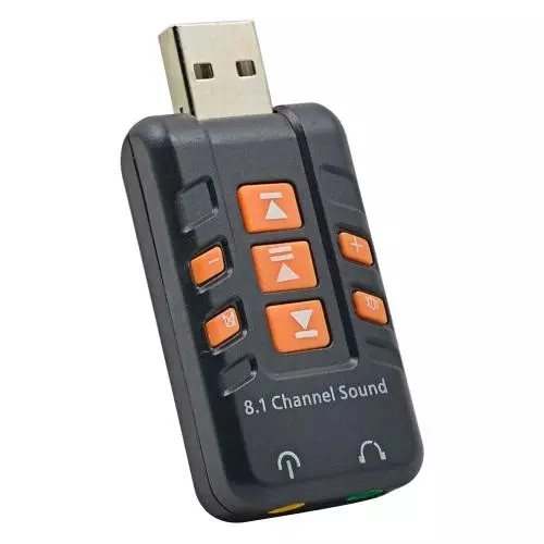 USB зовнішній звуковий адаптер 8.1 Tishric