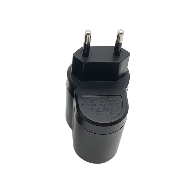 адаптер 220В для прикуривателя и USB