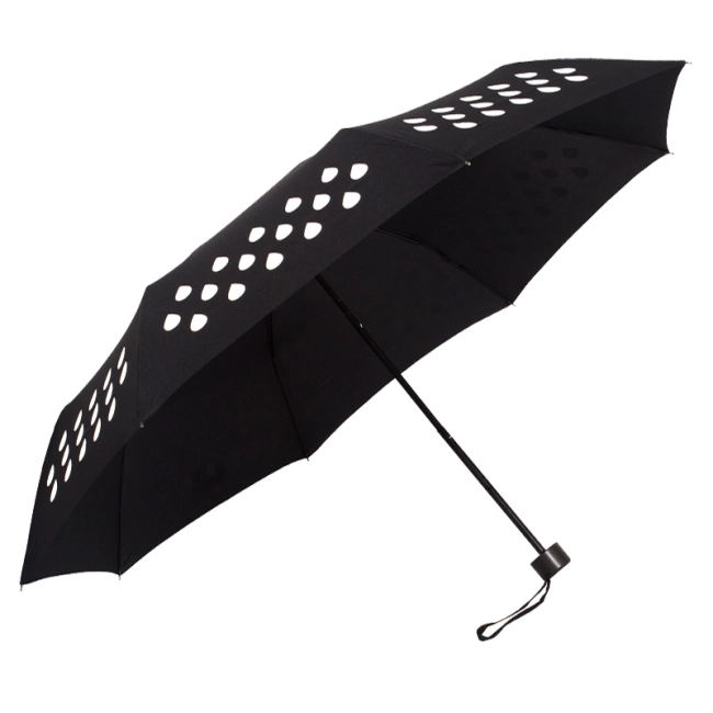 парасолька міняє колір під дощем