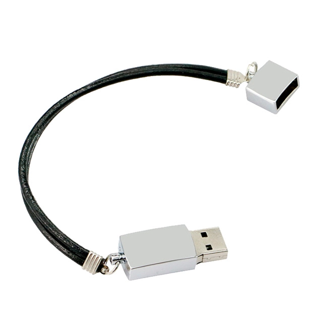 флешка браслет кожаный 8 гб