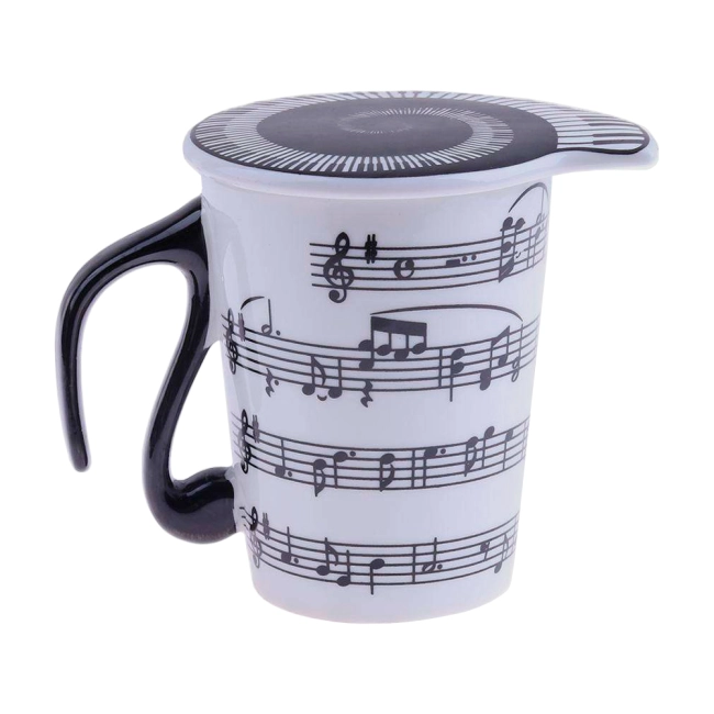 кружка с нотами