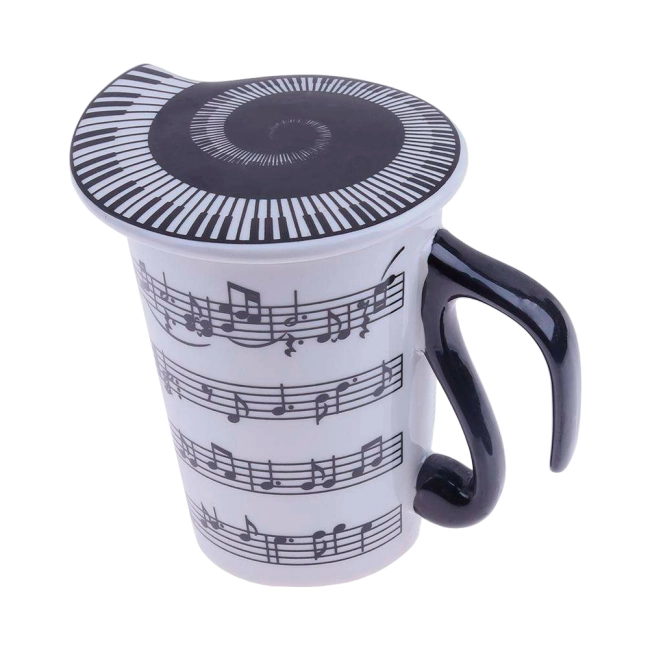 чашка с нотами