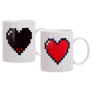 кружка хамелеон сердце