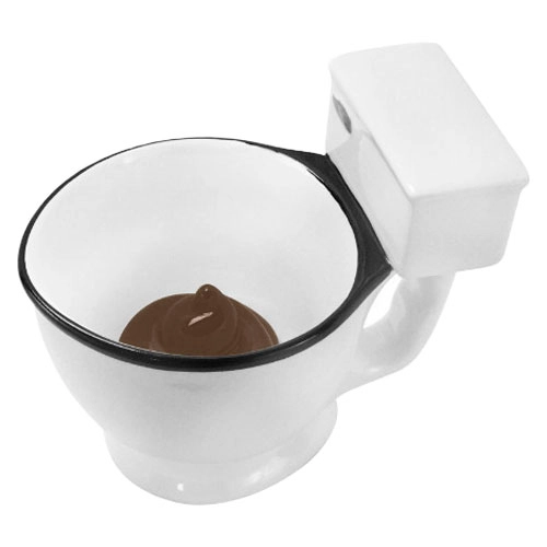 кружка в виде унитаза