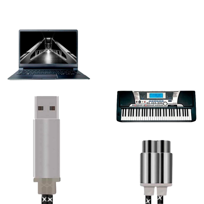 usb midi провод