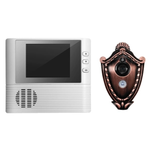 Видеоглазок дверной с монитором на батарейках видеоглазок на дверь