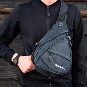 Чоловіча сумка слінг Swissgear сумка слінг