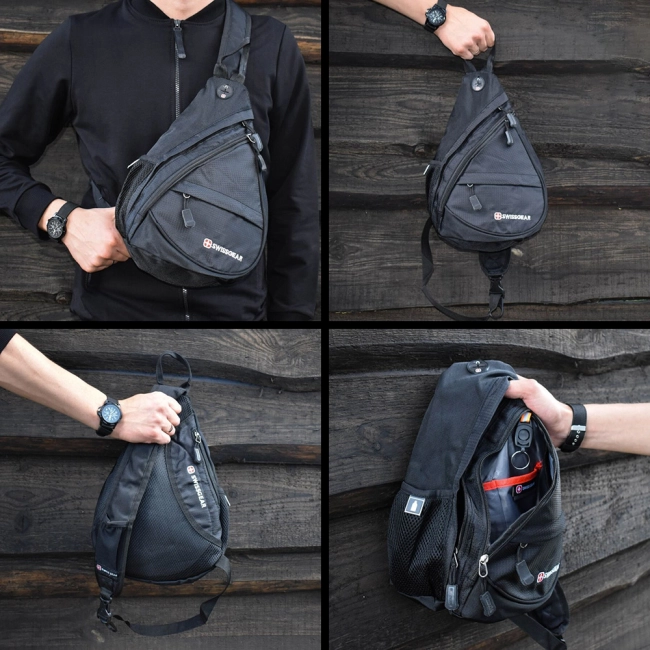 рюкзак слинг мужской