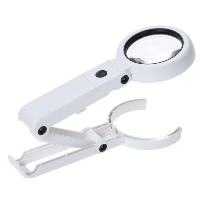 линза лупа с подсветкой