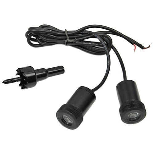 подсветка дверей с логотипом авто