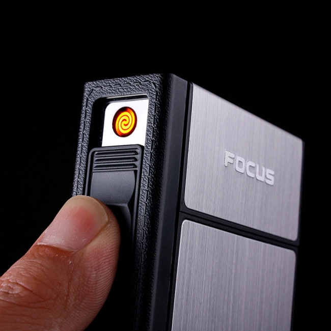 портсигар со встроенной зажигалкой