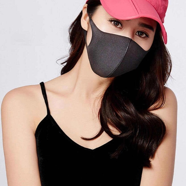 маска чорна на рот