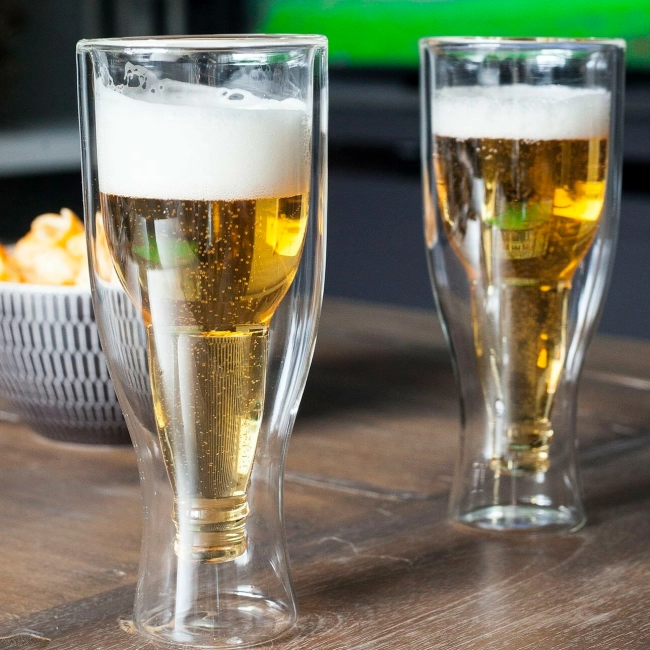 стакан для пива з підвійними стінками