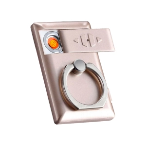 Кільце держатель для телефона з USB запальничкою мобільна запальничка