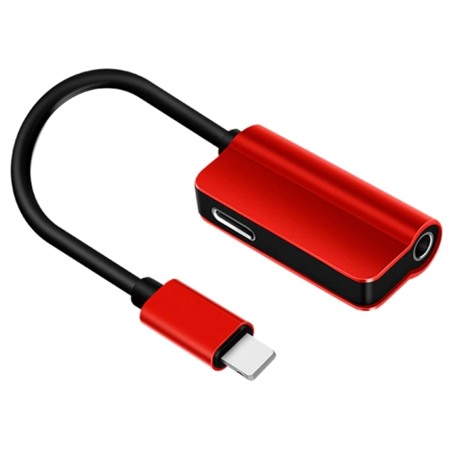 перехідник у навушники та зарядку iphone