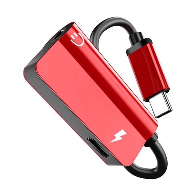 перехідник з type-c на type-c та jack 3.5