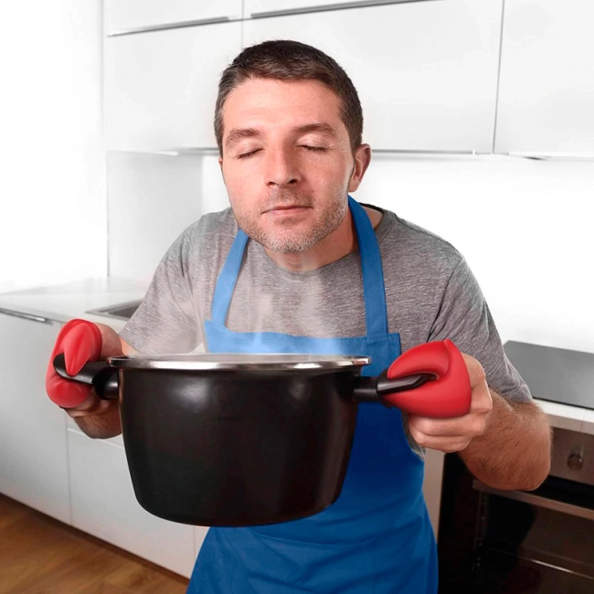 силиконовые термостойкие прихватки