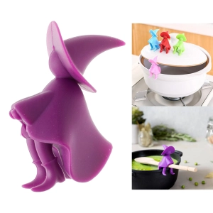 Держатель для крышки и ложки в форме ведьмочки держатель для крышки кастрюли