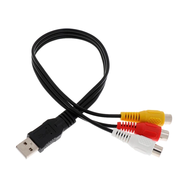 переходник с тюльпанов на usb