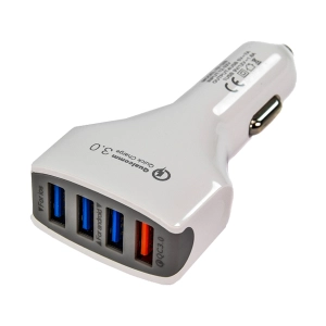 Быстрая автомобильная зарядка на 4 USB QC 3.0 автомобильное зарядное устройство на 4 usb