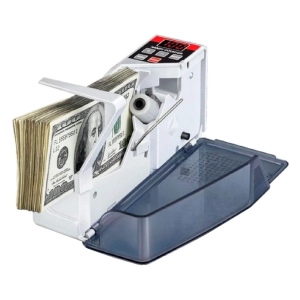 Портативная машинка для подсчета денег от 4-х батареек АА машинка для счета денег