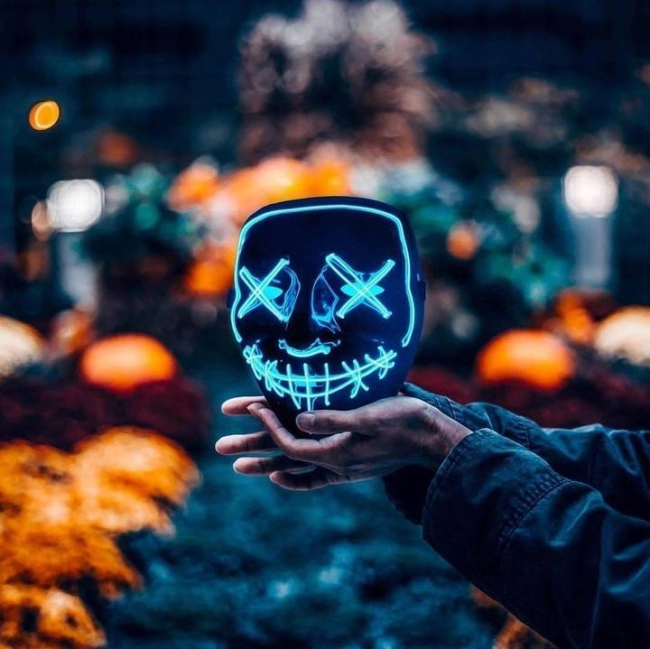 маска яка світиться судна ніч