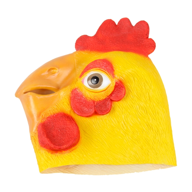 маска голова петуха