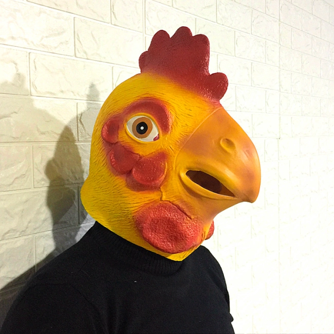 маска на голову курица