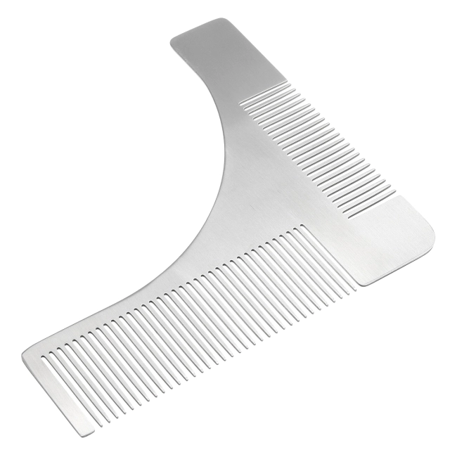 расческа трафарет для бороды