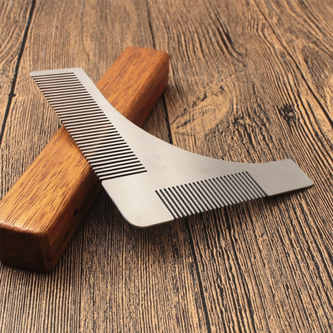 гребень шаблон для бороды