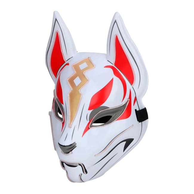 неоновая маска лиса