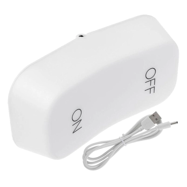 светильник в форме кнопки