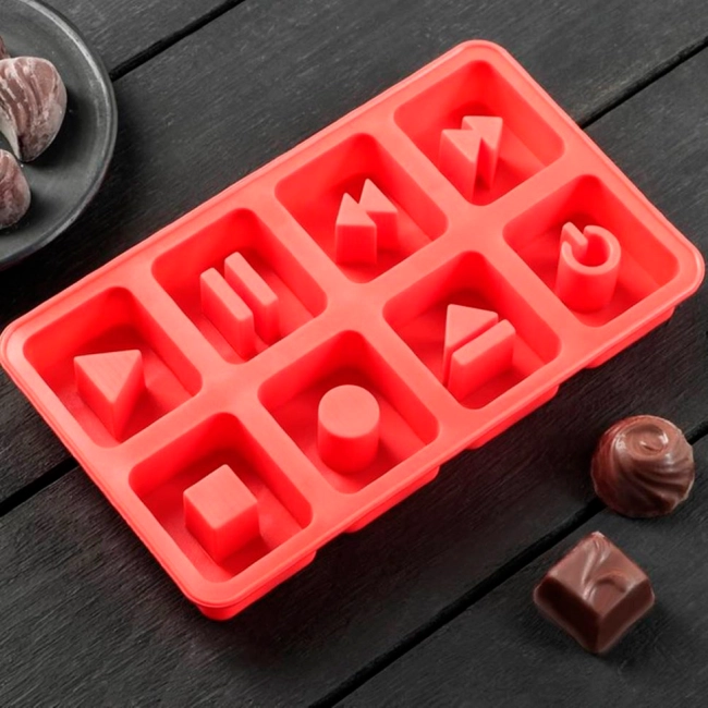 силіконова форма для льоду та шоколаду