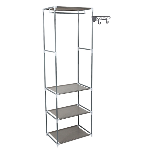 металевий стелаж для одягу